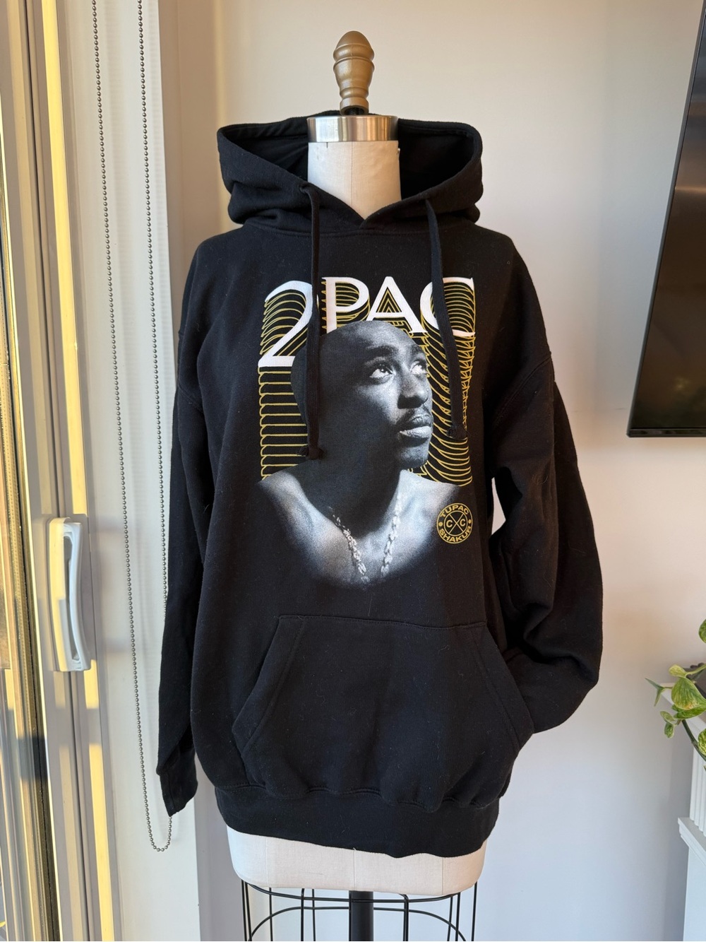 Cross Colours Tupac Shakur Pullover Hoodie